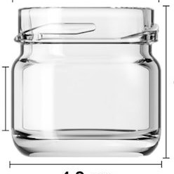 Resim 29 Ml Küçük Cam Kavanoz 29 Cc Numune Kavanozu Metal Siyah Kapaklı 100 Adet 