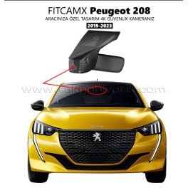 Resim FitCamX - Peugeot 208 Modele Özel 4K Araç Kamerası (2019-2023) 