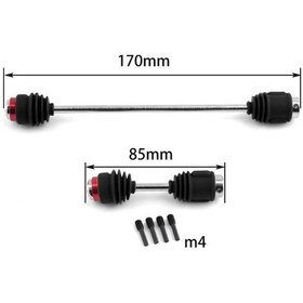 Resim Pazly Ve Traxxas Takımı Sürüş Summit Şaftı Şaft Rc Ön Metal Merkez İçin Geeroyoo Çelik Arka Araç 1/10 - Bg 