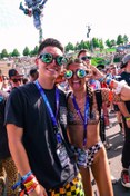 Resim PurpleJam Kristalize Rave Techno Festival Kaleidoscope Parti Gözlük 