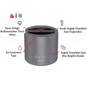 Resim Les Artistes Paris Isı Yalıtımlı Çelik Yemek Termosu 700ml Nectar Renkli 