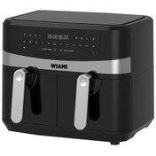 Resim Wiami Airfryer KDF-5599DT 9L Dual Basket Yağsız Fritöz 