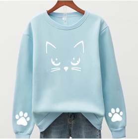 Resim Machetta Kids Oversize Meov Kedi Baskılı Sweatshirt 