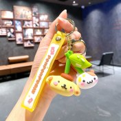 Resim Baijiafu2 Yeni Çizgi Film Animasyon Stitch Serisi Yumuşak Kauçuk Anahtarlık Bebek Çantası Kolye Anahtarlık Küçük Hediye (Yurt Dışından) 