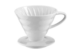 Resim Feyza Design V60 02 Seramik Kahve Demleme Aparatı, Sıcak Demleme, Filtre Kahve 