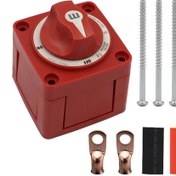 Resim Blue Sea 6005 M Serisi Marine Rv Yat Güç Kapatma Anahtarı Kırmızı 