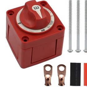 Resim Blue Sea 6005 M Serisi Marine Rv Yat Güç Kapatma Anahtarı Kırmızı 