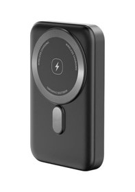 Resim Snapron Snp-3004 1000mah Pd 22.5 Waat 15w Wireless Magsafe Power Bank Siyah 