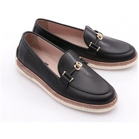 Resim Dgn 190e Kadın Loafer Ayakkabi Siyah 