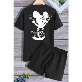 Resim Trendypassion Sırt Baskılı Şort T-Shirt Eşofman Takımı 