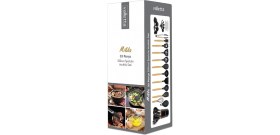 Resim Delixa Valletta Mikla Isıya Dayanıklı Yanmaz Yapışmaz 33 Parça Silikon Spatula Mutfak Seti Gri 