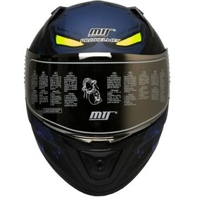 Resim Motoanl Ece 22.r06 Sertifikalı Double Vizör Full Face Kask Mision Blue Mavi 