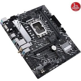 Resim Asus Prime H610m-a Wıfı D4 Ddr4 3200mhz Hdmı Dp Matx 1700p 