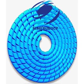 Resim SUMERGROUP Helezon Pano Kablo Toplama Spirali No: 1 - 6 Mm Rulo Mavi 100 Mt 
