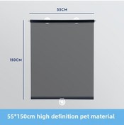 Resim Youmex Kamyon Ön Camı Genişleyen Güneş Perdesi - Isı Yalıtımı, Hd Şeffaf, Süpürge Cup Takımı 55x150cm 