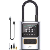 Resim Ally ST-5528 Dijital Basınç Göstergeli Oto Lastik Şişirme Pompası Hava Kompresörü GRI 