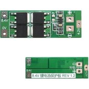 Resim 2S 20A 7.4V 8.4V 18650 Lityum Pil Koruma Kurulu Bms Kartı (Balans 