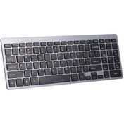 Resim Maiyame 2.4g Kablosuz Klavye Ultra İnce Kablosuz Klavye Sessiz Klavye 95 Tuşlu Kablosuz Klavye Pc Klavye 