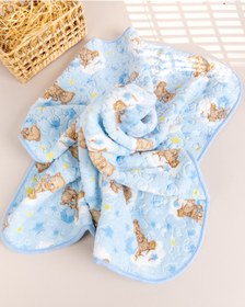 Resim Babymod Figürlü Peluş Kız/Erkek Bebek Battaniye 