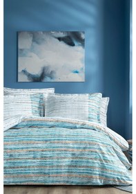 Resim Yataş Martin Çift Kişilik Ranforce Nevresim Takımı - Mavi 