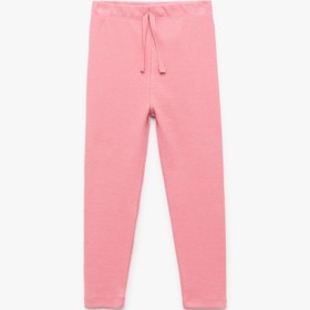 Resim Kız Bebek Pamuklu Kaşkorse Beli Lastikli Basic Uzun Tayt 