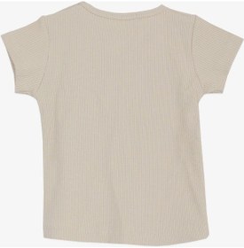 Resim Breeze Kız Bebek Tişört Güpürlü Armalı 9 Ay-3 Yaş, Bej-bej Bej 