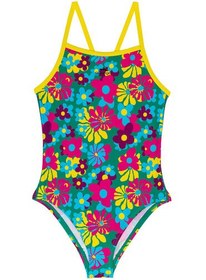 Resim Slazenger Thin Strap Kız Çocuk Çiçekli Mayo 