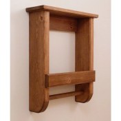 Resim Umut Park Ahşap Raflı Duvar Havluluk 