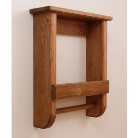 Resim Umut Park Ahşap Raflı Duvar Havluluk 