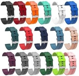 Resim Huawei Watch Gt3 Se - Gt3 Pro - Gt2 Pro- Gt2 46 Mm Tam Uyumlu 22 Mm Silikon Kordon Siyah 
