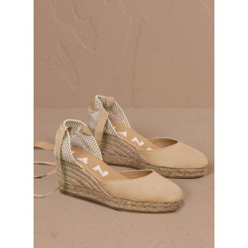 Resim Manebi Deri Bej Kadın Espadril M 1.1 Wl 