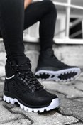Resim BIG KING Siyah Beyaz Su Geçirmez Outdoor Trekking Bot 