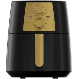 Resim Haikou Xl Lx-fc5937 Luxell L Gold Fryer Fritöz-siyah Hızlı Pişirme 5,5 Lt 