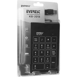 Resim KB-2014 Siyah USB Dokunmatik Numerik Standart Klavye 