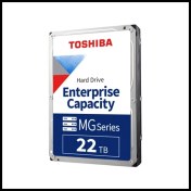 Resim Toshıba Enterprıse, MG10AFA22TE, 3.5", 22TB, 512MB 7200 Rpm, 7/24 Güvenlik, Data Center, Nas, Server, HDD 