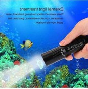 Resim Ulzyvf Zumlanabilir T6 Sualtı Feneri, 1200lm, İw Siyah Siyah 