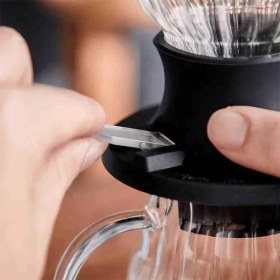 Resim Aesco Cam Kahve Dripper Kahve Damlatıcı Demleme Aleti, 200 ml 