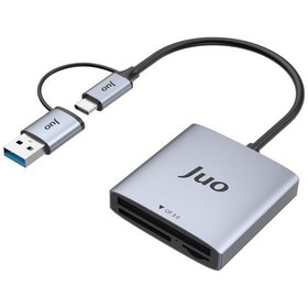 Resim Juo MT03345 Usb 3.2 Ve Type-c 3'ü 1 Arada Sd / Cf / Tf Micro Sd Hafıza Kart Okuyucu 
