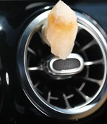 Resim TASARIM ARABAM ATİKE ELİF AKIN Sitrin Doğal Taş Ham Parça Tel Sarmasız Klima Kokusu 