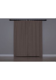 Resim Blackout Fon Perde Koyu Nohut Rengi Karartma Özellikli 100 X 260 Koyu Nohut 