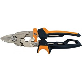 Resim Fiskars 1027212 Powergear Metal Levha Makası - Kısa Kesim 