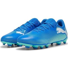 Resim Puma Future 7 Play Fg/ag 10793901 Mavi Erkek Futbol Krampon Mavi 