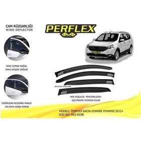 Resim Perplex Cam Rüzgarlığı Mugen Dacıa Dokker Dynamıc 2012 2 Ad N11.12605 