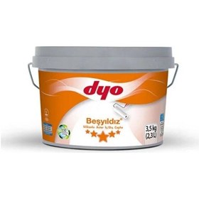 Resim Dyo Beşyıldız Silikonlu İç Dış Astar 3,5 Kg Beyaz 