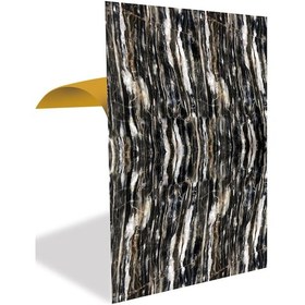 Resim Tink Kendinden Yapışkanlı Siyah Sıralı Desenli Pvc Panel 41x62 Cm 