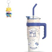 Resim Runxi Life Hall Sanrio Big Mac Termos Bardağı Büyük Kapasiteli Su Bardağı Pipetli Buz Bardağı Araba Bardağı (Yurt Dışından) 