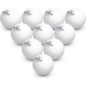 Resim Maiyame Boer Ittf Onaylı 40+mm Sürekli Dönüşlü Saçma Olmayan Beyaz Tenis Topu, 10'lu Paket, Rekabet İçin Optimal Dayanıklılık Ve Vuruş Hızı 