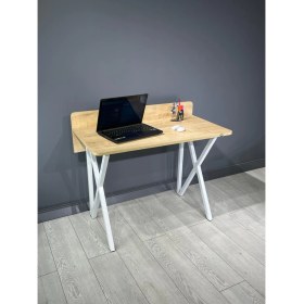 Resim Hey Modüler Mobilya Rüya Safir Beyaz Ayak Çalışma Masası 