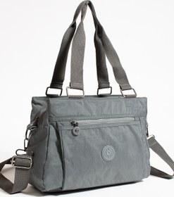 Resim Lifonbag Kadın Gri Klinkır Çok Bölmeli Spor Omuz Çantası 