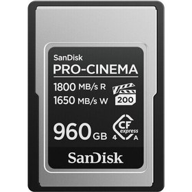 Resim SanDisk 960GB PRO-CINEMA CFexpress™ Tip A Hafıza Kartı 